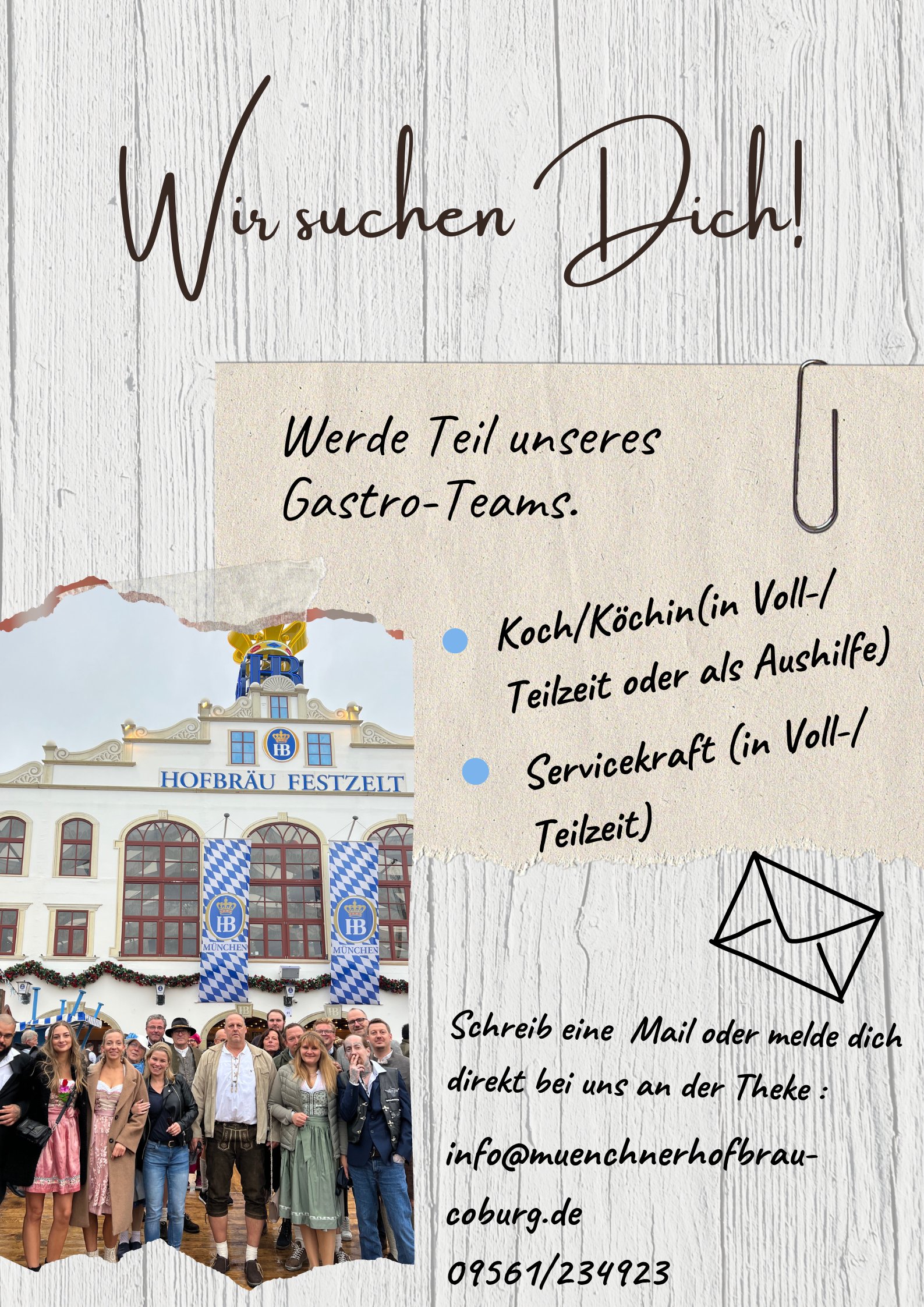 Wir suchen dich